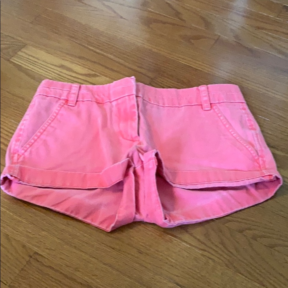 JCrew Pink Chino Shorts